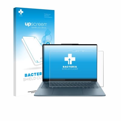 upscreen - Screenprotector voor Lenovo Yoga Slim 7 Gen 10 14" Touch - Folie Beschermfolie transparant antibacterieel