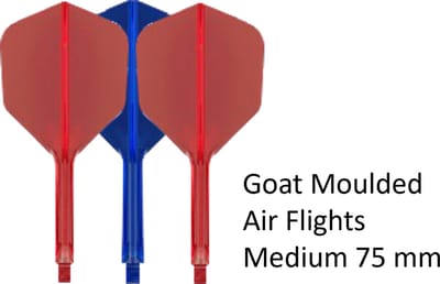 Goat Dartflight AIR Rood Blauw Rood NO6 NO6 Medium