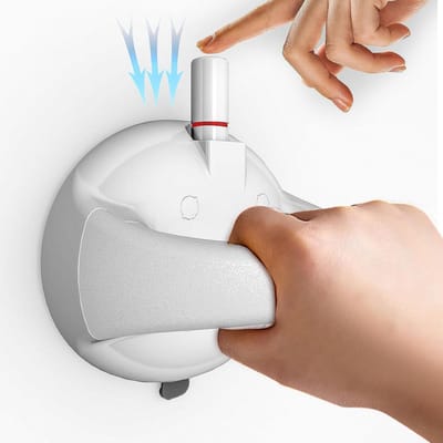 Badsteunhandgreep - Met zuignap, zonder boren, antislip, Geschikt voor bad, douche, senioren, kinderen