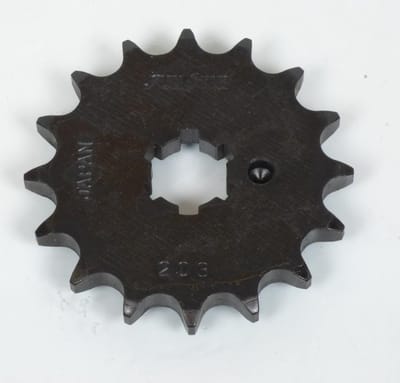 Pignon de sortie de boite Sunstar pour Moto Yamaha 125 DT 1974 à 1981 16 dents / AVG Neuf