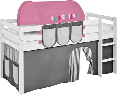 Tunnel Paw Patrol Roze voor halfhoogslaper