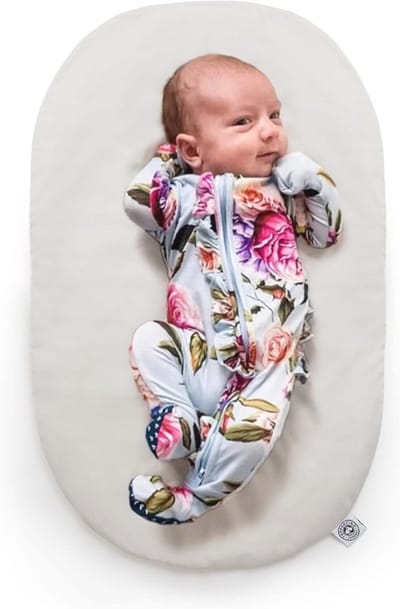 Montessori Topponcino Baby Kussen - Natuurlijk Katoen voor Pasgeborenen - Ademend en Draagbaar Ligkussen voor Comfort en Ondersteuning