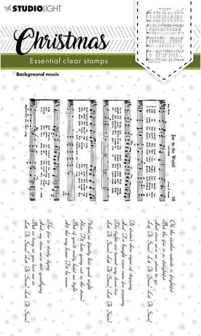 Studio Light Essentials Clear Stamp Christmas Background music