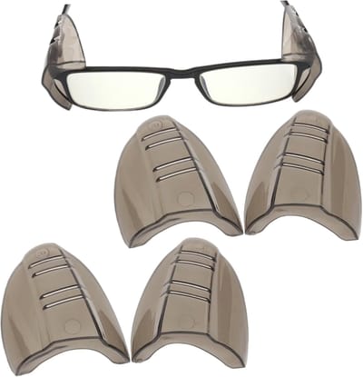 Zijbeschermers Bril - Bril Accessoires - Experiment en Wieden - Verhoogde Oogbescherming - 17 mm Tempel - Donkerbruin