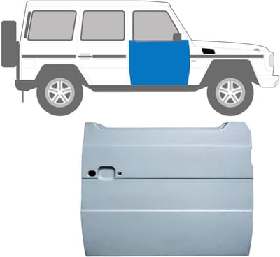 Reparatiepaneel voor deur voor Mercedes G-Class W460 W461 W463 1979- / Rechts