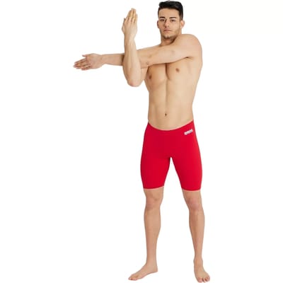 ARENA | M Team Swim Jammer Solid red-white (Maat - 90)