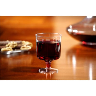 Wijnglas Papstar 200ml Ø 72 mm kunststof transparant 10 stuks