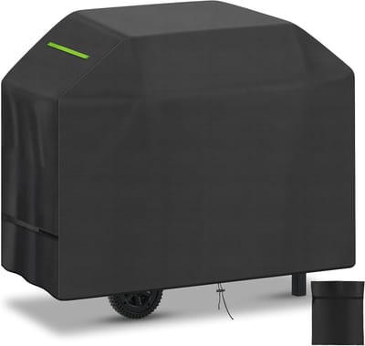Zware Waterdichte BBQ Bescherming, 145 x 60 x 120 cm, UV Bestendige Grillhoes van 420D Oxford Stof met Opbergtas en Windbescherming voor Buitenbarbecues