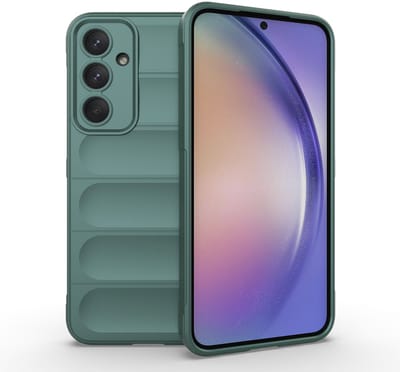 Solidenz AeroGrip geschikt voor Samsung Galaxy A35 hoesje - Groen
