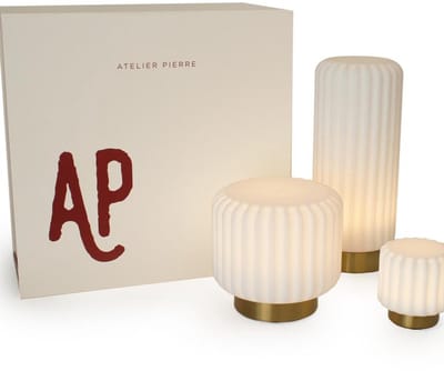 Atelier Pierre - Dentelles luxe giftbox - gold - 3 lampen - draadloos