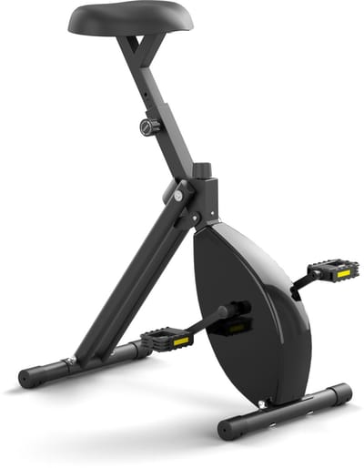 Worktrainer - Deskbike Original - Lichaamslengte 140 - 185 cm - Hometrainer - Bureaufiets - Zwart / Zwart frame