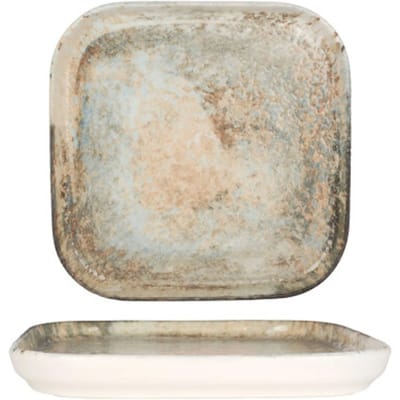 Rinart Serveerschaal - Obvara - Porselein - 17x17 cm - set van 2