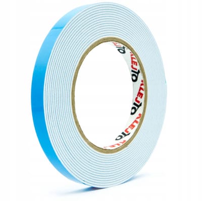 Sterke Dubbelzijdige Schuimtape 1,5mm Wit - 12mm x 5m