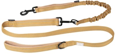 duvoplus EXPLOR Ultimate Fit leiband 2in1 Classic voor honden 180cm-16mm honey gold