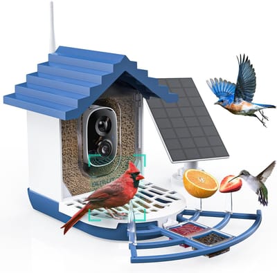 Vogelvoederhuisje - Vogelvoederhuisje met Camera - 2K - op zonne-energie - AI-vogelidentificatie Vogelvoederstation