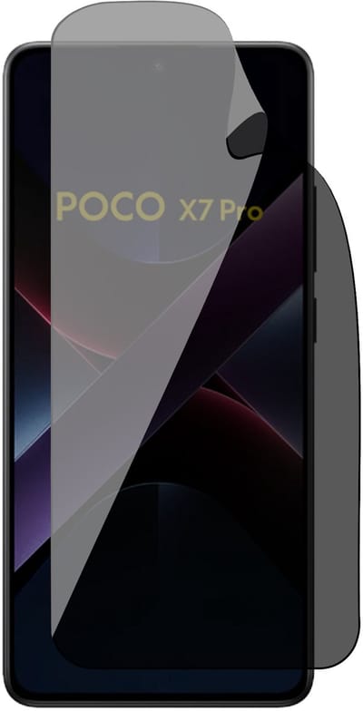 Privacy Screenprotector geschikt voor POCO X7 Pro - 1x FlexGuard Screen Protector