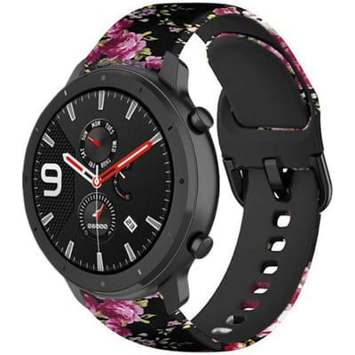 Pink Flower Xiaomi Amazfit GTR bandje