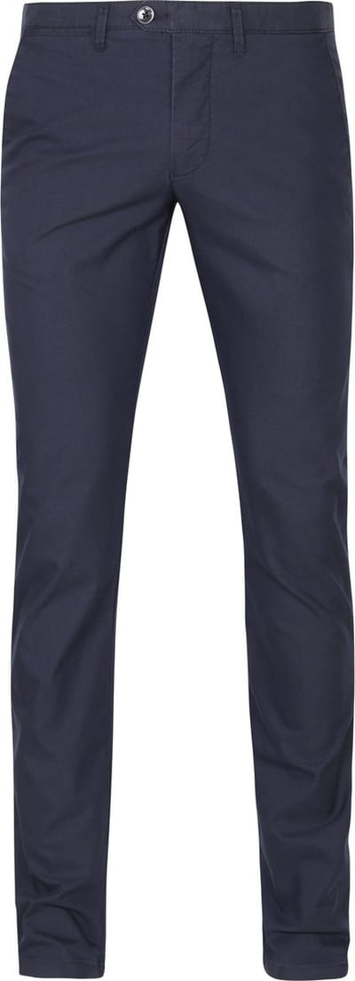 Suitable Chino broek Sartre 3467 Donkerblauw - Maat 50 - Heren - Mannen broeken