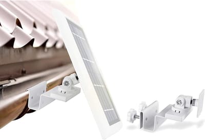 Dakgoothouder Zonnepaneel - Paneel Montagebeugel - Maximale Zonopvang - Flexibel Draaibaar Kantelbaar - 38 x 26 x 25 mm - Wit