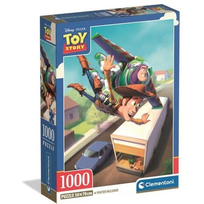 Clementoni Legpuzzel Disney Toy Story - Puzzel 1000 Stukjes - Jigsaw Puzzle - Puzzels en Legpuzzels voor Volwassenen