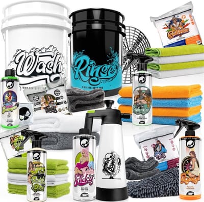 NUKE GUYS XXL STARTER SET 3 - VOORWAS - VELGENREINIGING - WASSEN - DROGEN - INTERIEURREINIGING