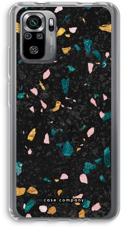 Case Company® - Hoesje geschikt voor Xiaomi Redmi Note 10S hoesje - Terrazzo N°10 - Soft Cover Telefoonhoesje - Bescherming aan alle Kanten en Schermrand