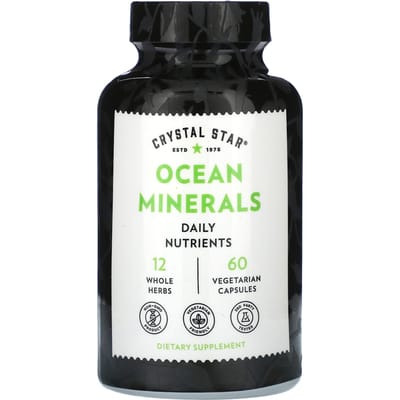 Crystal Star, oceaanmineralen, 60 vegetarische capsules