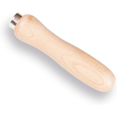 Vijlheft   10 cm  Beukenhout  met ring en gat