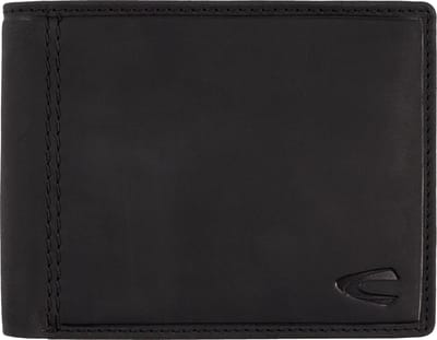 camel active Leren Portemonnee Vietnam Wallet Black Zwart