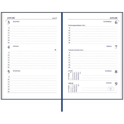 Ryam Zakagenda 2027 - Atlantic BLAUW Zachte Kaft (8cm x 12cm)