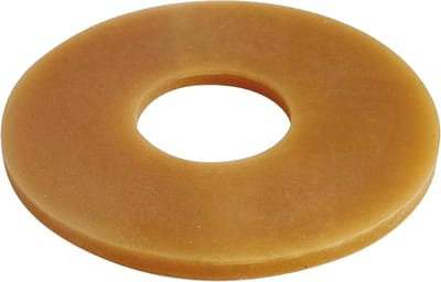 Ventielafdichting WC - Spoelmechanisme afdichting - Sanitair onderhoud - Universele pasvorm - 63 x 23 x 3 mm - Grijs