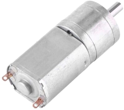 Reversible elektrische motor met hoog koppel en reductie, 12V, 15-200rpm, diameter 20mm, ideaal voor hobbyprojecten en robotica