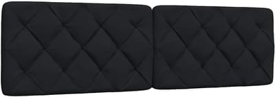 Hoofdbord Kussen - Bed Hoofdkussen - Bed Comfort - Zachte Vulling - 180 cm - Zwart