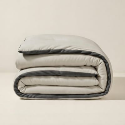 Y-NOT – Dekbed Zonder Overtrek 200x200 – Jersey Flanel – All Season – Zacht & Wasbaar – Greige/Antra