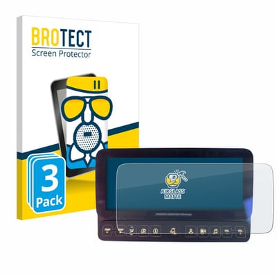 BROTECT - Screenprotector voor Mercedes-Benz Actros 2019 Touch-Display 10" - Folie Beschermfolie Beschermglas matte 3 Stuks