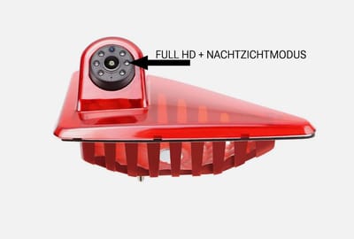 medj-Achteruitrijcamera geschikt voor Opel Movano, Renault Master ,Nissan NV400 ,3e derde remlicht camera