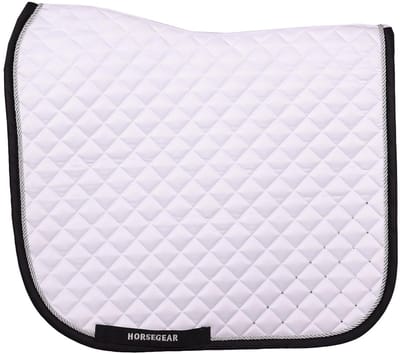 Horsegear Zadeldek Horsegear Hgratfort Dressuur Wit-zwart