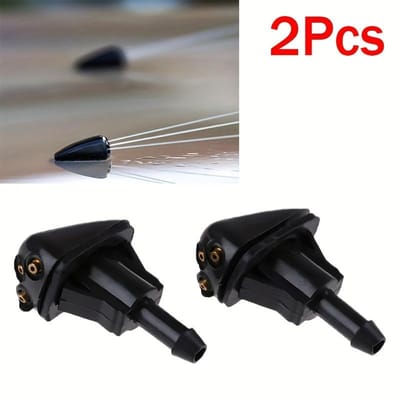 2 stuks ABS Ruitensproeier voor Hyundai, voor Kia Waterdicht Ideaal voor Sonata, Elantra, Optima, Amanti, Sorento, Ruitensproeiers