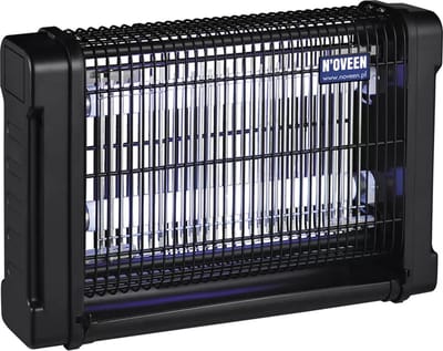 NOVEEN IKN12 - Insectenlamp - Gemakkelijk, Chemievrij & Veilig voor Mens en Dier - Zwart