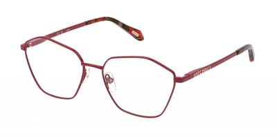 Just Cavalli VJC073 Rosso pieno lucido 56/16/140 WOMAN Brilmonturen