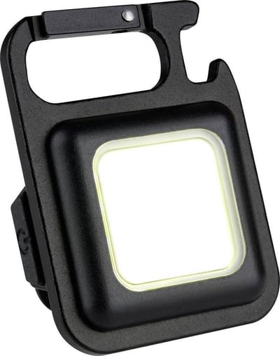TFA Dostmann 43.2040.01 COB Mini Arbeitsleuchte Werklamp, Campinglamp, Sleutelboslamp, Mini-zaklamp LED 350 lm, 180 lm,