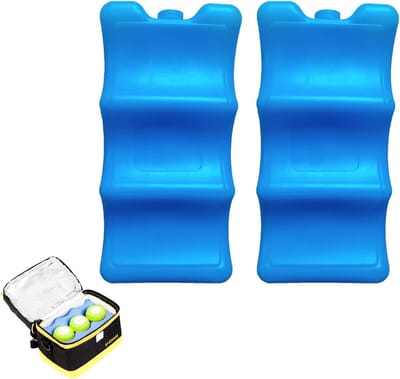 Set van 2 Koelaccu's voor Koeltas en Koelbox, Koelingselementen voor Huishouden en Vrije Tijd, 600 ml, 21 x 10 x 5 cm
