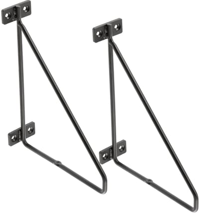 1 Paar Plankconsoles RK11 zwart Schapdrager Plankdrager Planksteun Onderbalk van SOTECH