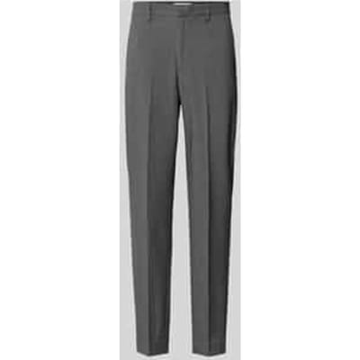 Slim fit stoffen broek met viscose-aandeel
