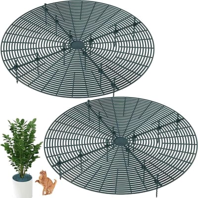 Grote Snijbare Bloempotbescherming met Diepe Stokken, Kat- en Kindveilig, 52 cm, Tuinaccessoire