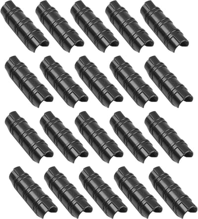 Kunststof Klemmen - Buisclips - Kas Bouwen - Verstelbaar Ontwerp - 25 mm - Zwart