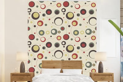 Behang - Fotobehang Cirkel - Lijn - Design - Breedte 225 cm x hoogte 280 cm