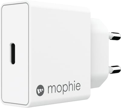 Mophie USB-C 18W Fast Charge Thuislader Wit