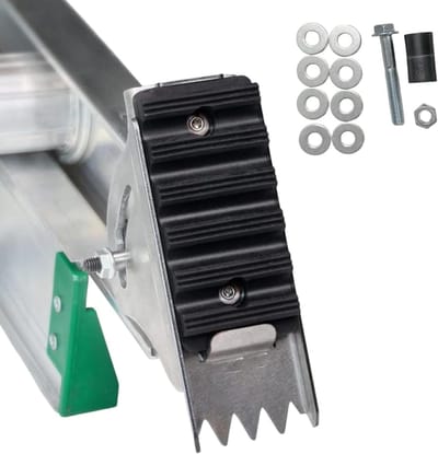 Antislip trapvoeten - Ladder stabilisatoren - Veilig klussen - Duurzame aluminium reparatie - 137 cm lengte - Zilver