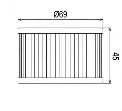 Athena-oliefilter voor auto's 15412-kea-003 / met nieuwe pakkingen